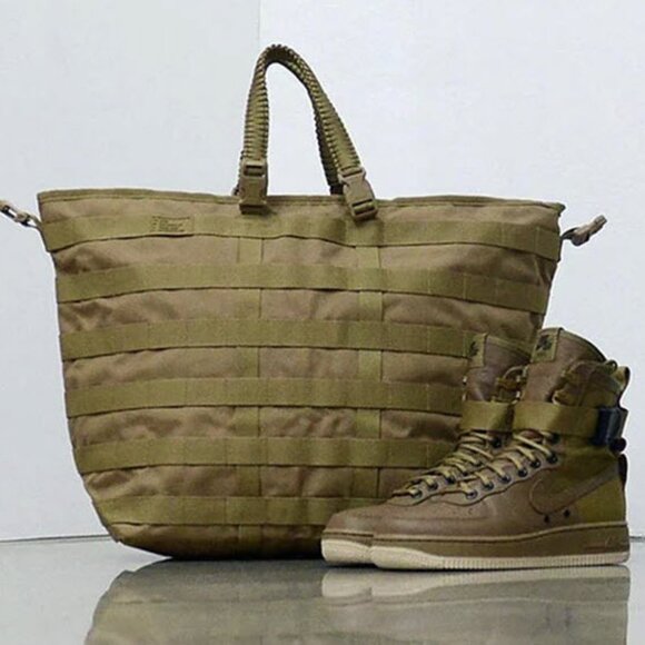 Wmns Nike SF Air Force 1 High 'Golden Beige' + Duffle Bag - Limited Edition - Picture 16 of 16
